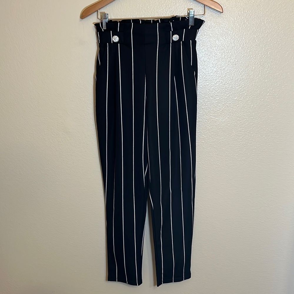 HARPER Los Angeles Striped Trouser Office Pant
